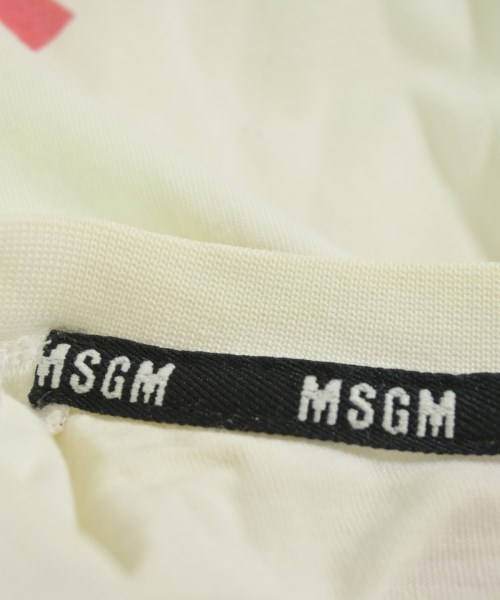 MSGM（エムエスジーエム）Tシャツ・カットソー 白 サイズ:S メンズ/2200705097260