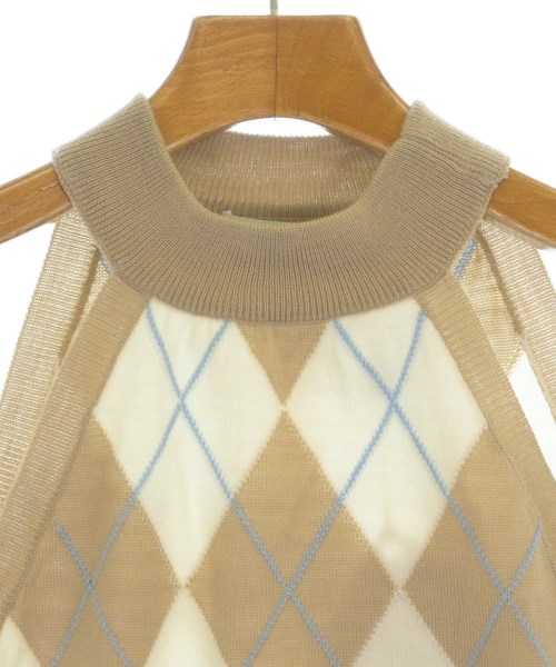 MSGM（エムエスジーエム）ベスト/ノースリーブ ベージュ サイズ:M レディース/2200702848032