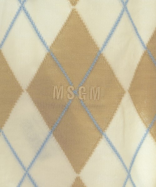 MSGM（エムエスジーエム）ベスト/ノースリーブ ベージュ サイズ:M レディース/2200702848032