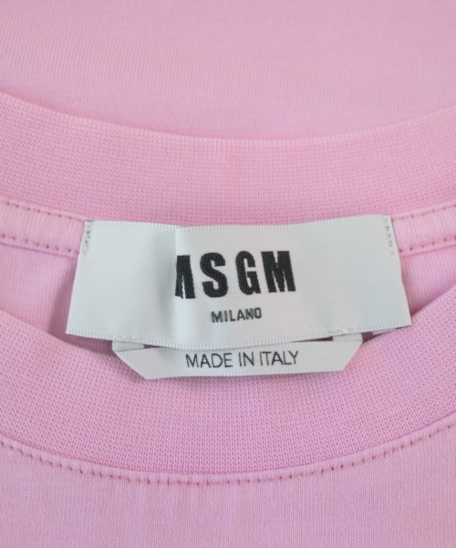 MSGM（エムエスジーエム）Tシャツ・カットソー ピンク サイズ:XS レディース/2200708778050