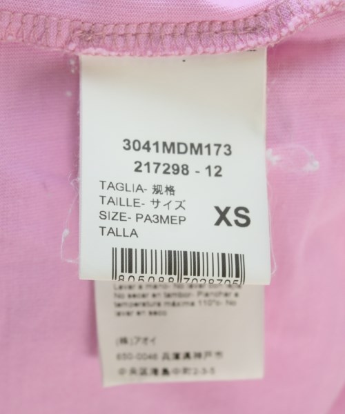 MSGM（エムエスジーエム）Tシャツ・カットソー ピンク サイズ:XS レディース/2200708778050