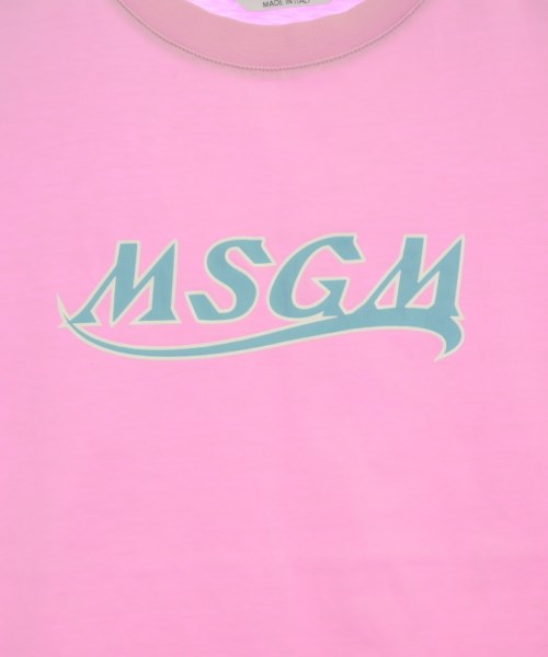 MSGM（エムエスジーエム）Tシャツ・カットソー ピンク サイズ:XS レディース/2200708778050