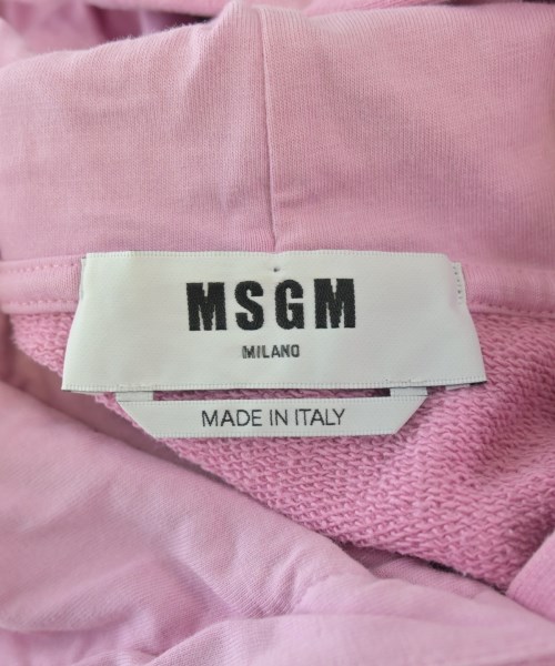 MSGM（エムエスジーエム）パーカー ピンク サイズ:S レディース/2200664701017