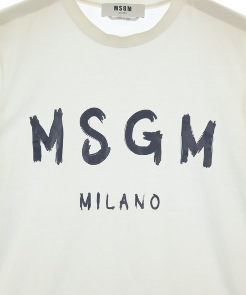 MSGM（エムエスジーエム）Tシャツ・カットソー 白 サイズ:S メンズ/2200665215032