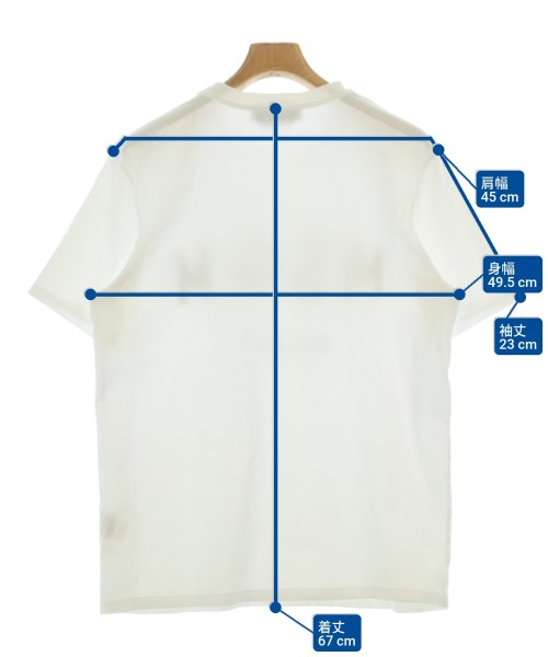 MSGM（エムエスジーエム）Tシャツ・カットソー 白 サイズ:S メンズ/2200665215032