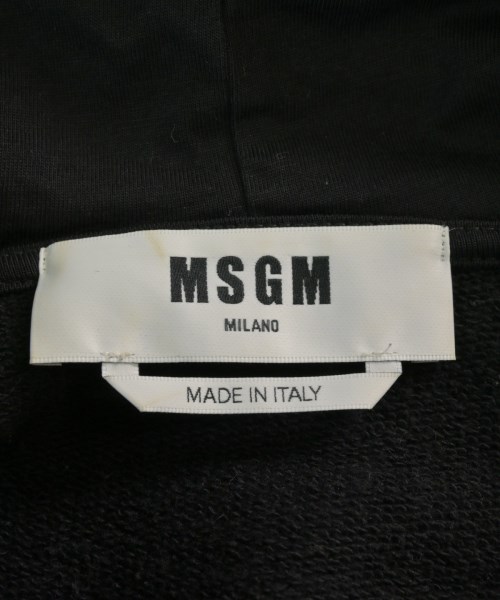 MSGM（エムエスジーエム）パーカー 黒 サイズ:XS メンズ/2200661138045