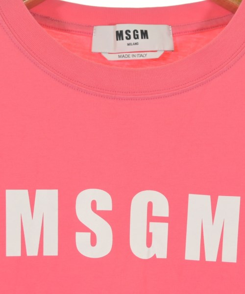 MSGM（エムエスジーエム）Tシャツ・カットソー ピンク サイズ:L レディース/2200665936067