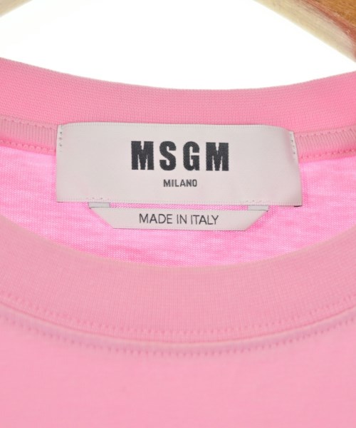 MSGM（エムエスジーエム）Tシャツ・カットソー ピンク サイズ:L レディース/2200665936074