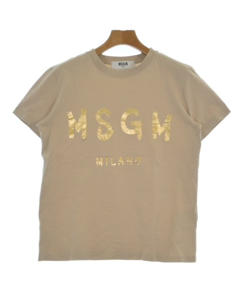 MSGM(エムエスジーエム)Tシャツ・カットソー ベージュ サイズ:M/2200666773036