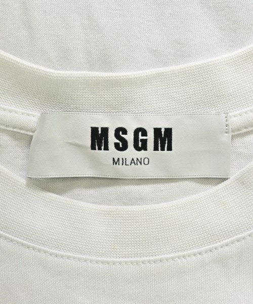 MSGM（エムエスジーエム）Tシャツ・カットソー 白 サイズ:S レディース/2200668837095
