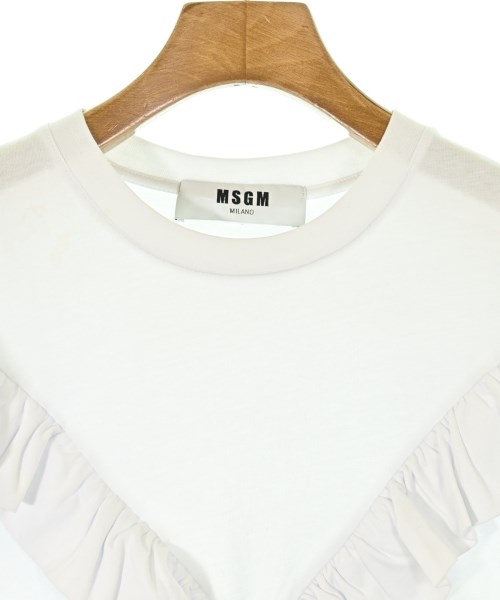 MSGM（エムエスジーエム）Tシャツ・カットソー 白 サイズ:S レディース/2200668837095