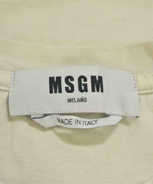 MSGM（エムエスジーエム）Tシャツ・カットソー 白 サイズ:XL メンズ/2200669174021