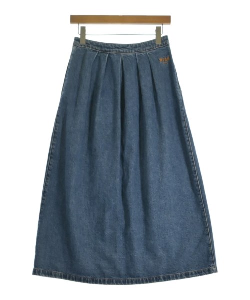 MSGM（エムエスジーエム）ロング・マキシ丈スカート 青 サイズ:40(M位) レディース/2200666446169