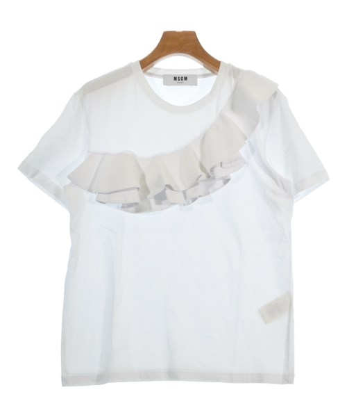 MSGM(エムエスジーエム)Tシャツ・カットソー 白 サイズ:S/2200671381158