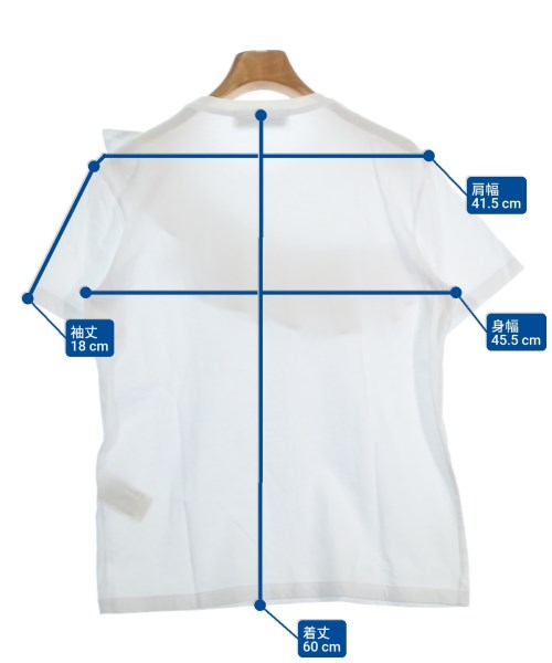 MSGM（エムエスジーエム）Tシャツ・カットソー 白 サイズ:S レディース/2200671381158