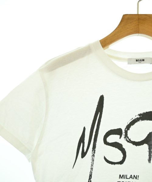 MSGM KIDS（エムエスジイエム　キッズ）Tシャツ・カットソー 白 サイズ:150(13T-14T) レディース/2200671725068