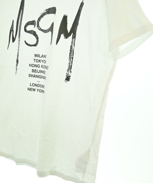 MSGM KIDS（エムエスジイエム　キッズ）Tシャツ・カットソー 白 サイズ:150(13T-14T) レディース/2200671725068