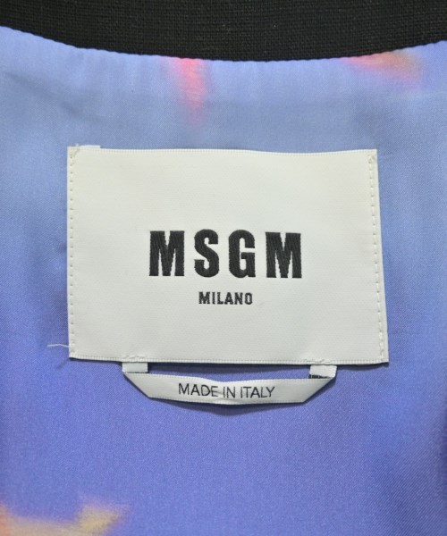 MSGM（エムエスジーエム）ベスト 黒 サイズ:40(M位) レディース/2200729295024