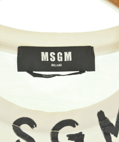 MSGM（エムエスジーエム）Tシャツ・カットソー 白 サイズ:XL メンズ/2200723829287