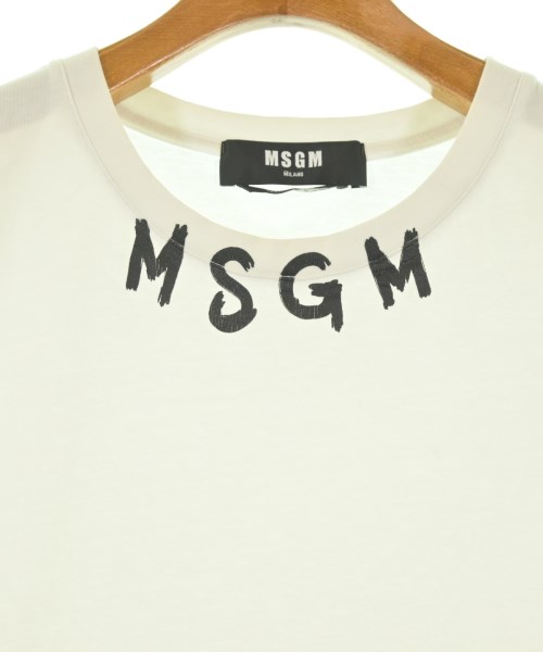 MSGM（エムエスジーエム）Tシャツ・カットソー 白 サイズ:XL メンズ/2200723829287