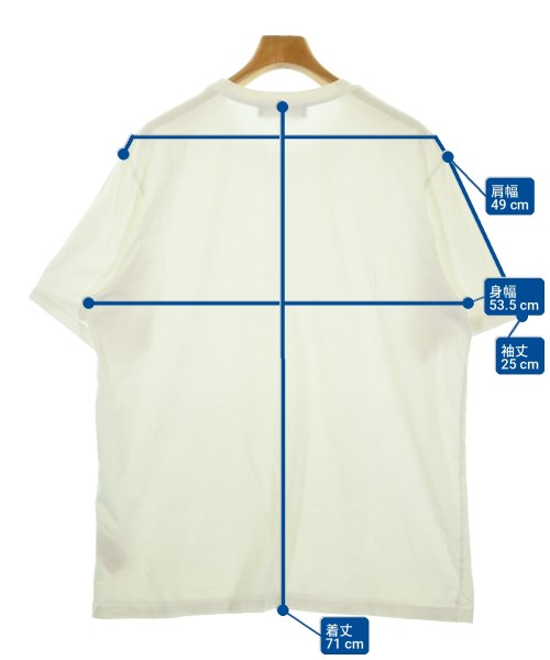 MSGM（エムエスジーエム）Tシャツ・カットソー 白 サイズ:XL メンズ/2200723829287