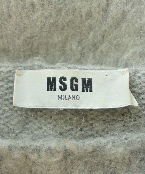 MSGM（エムエスジーエム）ニット・セーター グレー サイズ:S レディース/2200720961164