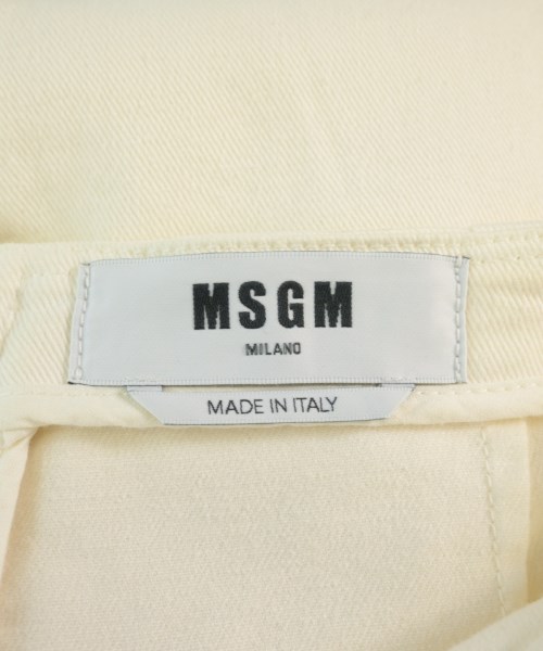 MSGM（エムエスジーエム）ミニスカート 白 サイズ:40(M位) レディース/2200730489061