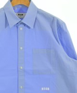 MSGM（エムエスジーエム）カジュアルシャツ 青 サイズ:42(XXL位) メンズ/2200723995159