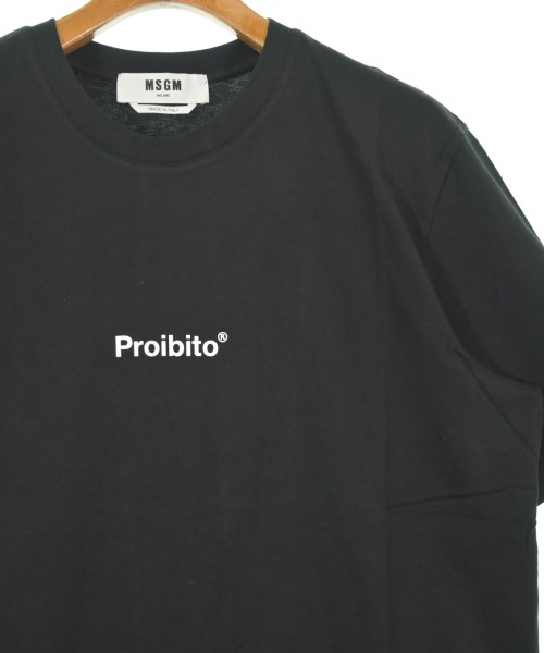 MSGM（エムエスジーエム）Tシャツ・カットソー 黒 サイズ:L メンズ/2200723995166