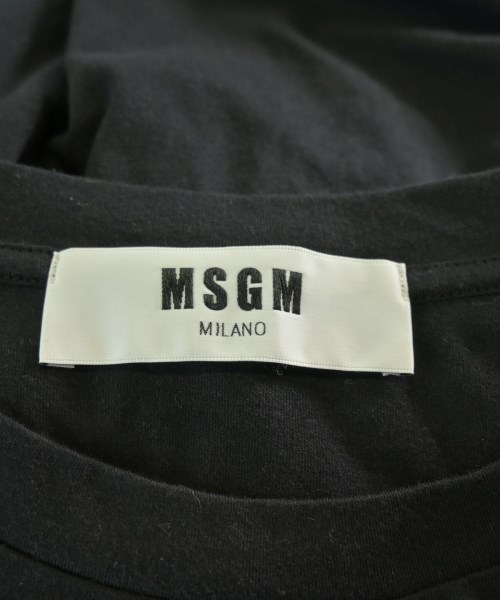 MSGM（エムエスジーエム）Tシャツ・カットソー 黒 サイズ:S レディース/2200727364029