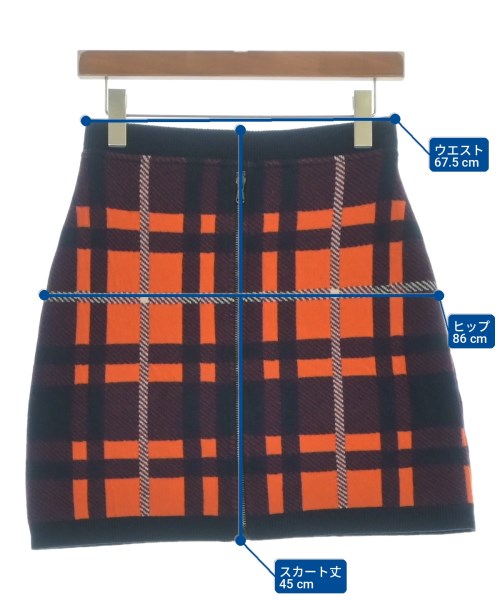 MSGM（エムエスジーエム）ミニスカート 赤 サイズ:S レディース/2200730281085