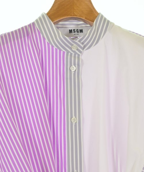MSGM（エムエスジーエム）カジュアルシャツ 紫 サイズ:38(L位) レディース/2200732703141