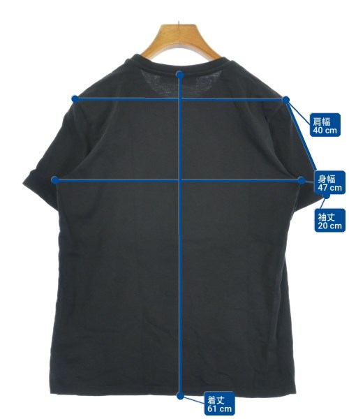 MSGM（エムエスジーエム）Tシャツ・カットソー 黒 サイズ:M メンズ/2200735149106