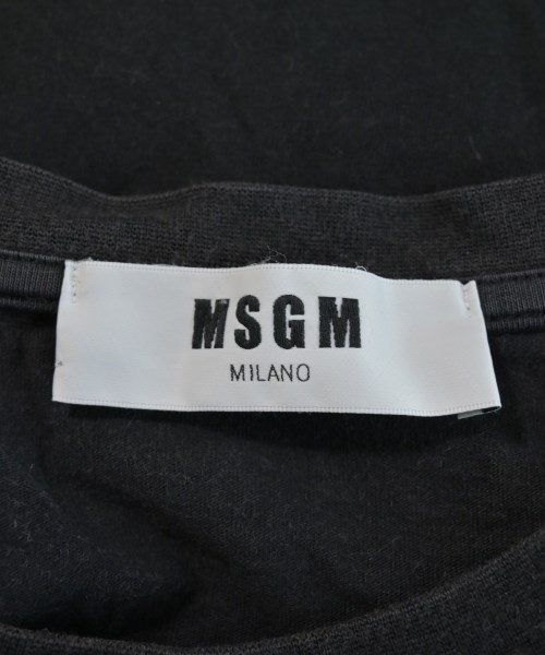 MSGM（エムエスジーエム）Tシャツ・カットソー 黒 サイズ:S メンズ/2200735149113