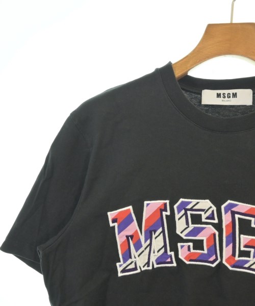 MSGM（エムエスジーエム）Tシャツ・カットソー 黒 サイズ:XS メンズ/2200735584075