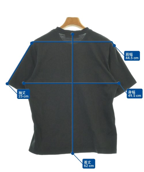 MSGM（エムエスジーエム）Tシャツ・カットソー 黒 サイズ:XS メンズ/2200735584075