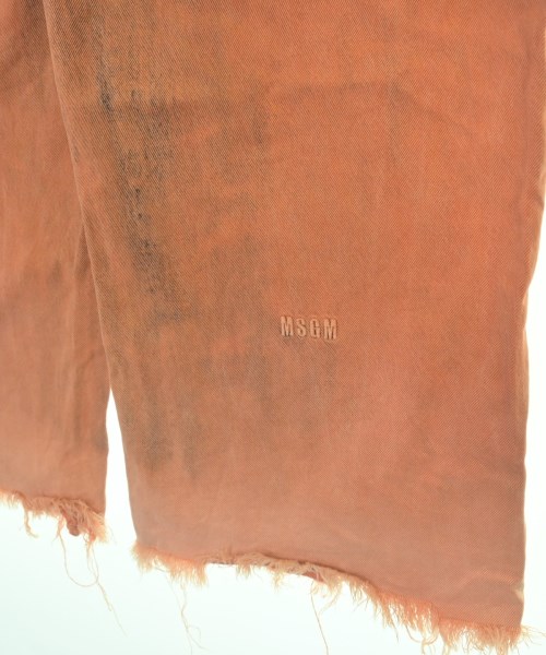 MSGM（エムエスジーエム）デニムパンツ オレンジ サイズ:40(M位) レディース/2200735917132