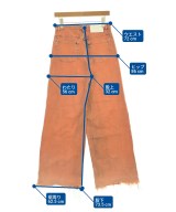 MSGM（エムエスジーエム）デニムパンツ オレンジ サイズ:40(M位) レディース/2200735917132