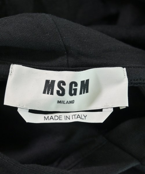 MSGM（エムエスジーエム）パーカー 黒 サイズ:M レディース/2200736587037