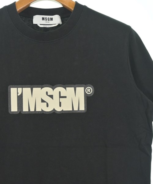 MSGM（エムエスジーエム）Tシャツ・カットソー 黒 サイズ:L メンズ/2200736587310