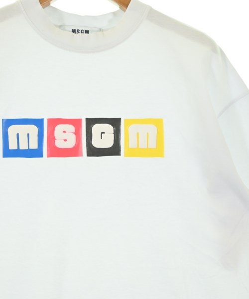 MSGM（エムエスジーエム）Tシャツ・カットソー 白 サイズ:M メンズ/2200736587327