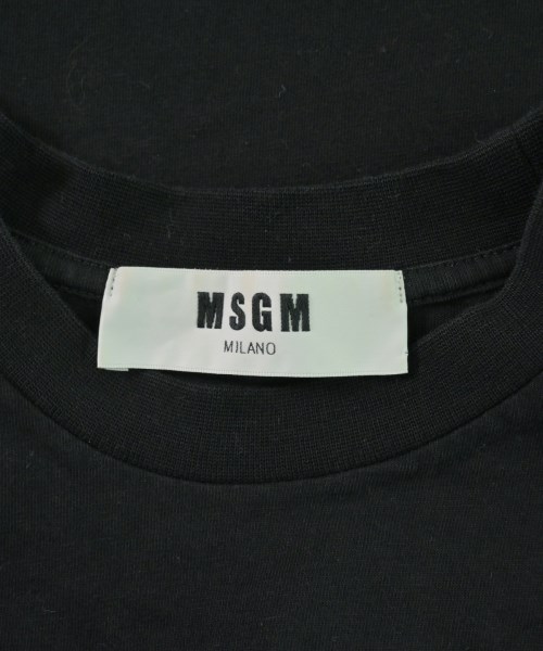 MSGM（エムエスジーエム）Tシャツ・カットソー 黒 サイズ:F メンズ/2200736852029