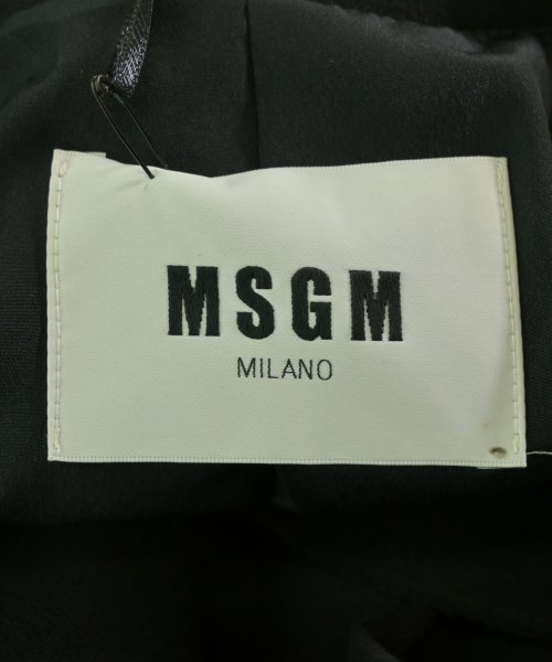 MSGM（エムエスジーエム）カジュアルジャケット 黒 サイズ:38(S位) レディース/2200737042016