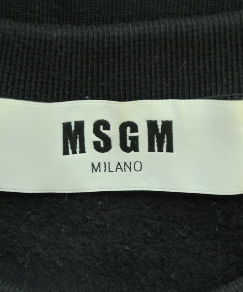 MSGM（エムエスジーエム）スウェット 黒 サイズ:XS レディース/2200716208358