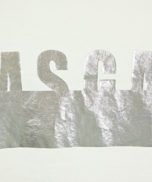 MSGM（エムエスジーエム）Tシャツ・カットソー 白 サイズ:S メンズ/2200718554125