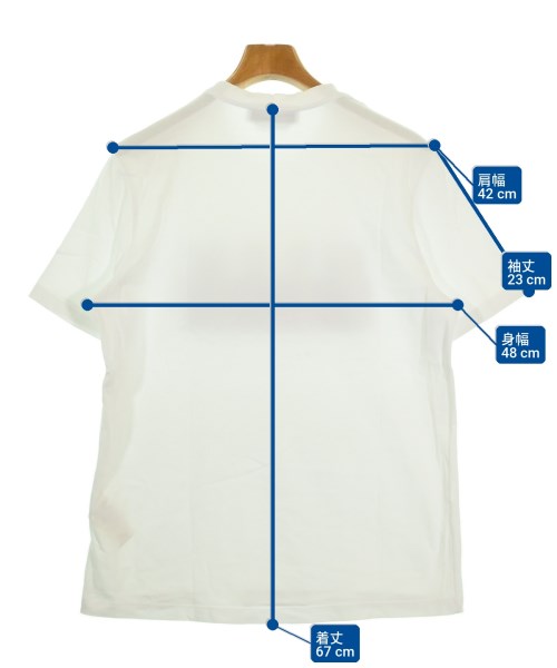 MSGM（エムエスジーエム）Tシャツ・カットソー 白 サイズ:S メンズ/2200718554125