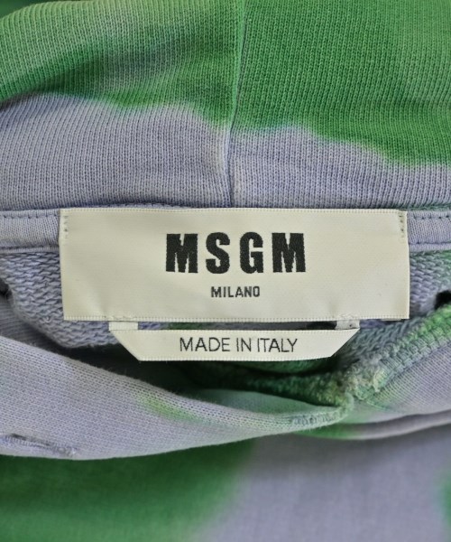 MSGM（エムエスジーエム）パーカー 青 サイズ:XS メンズ/2200717886012