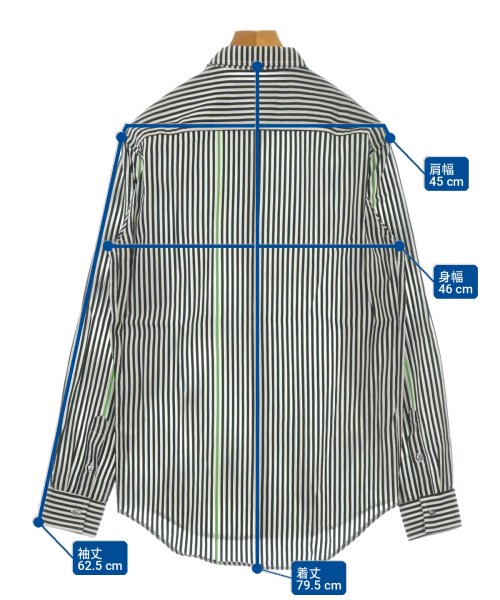 MSGM（エムエスジーエム）カジュアルシャツ 黒 サイズ:39(M位) メンズ/2200721893136