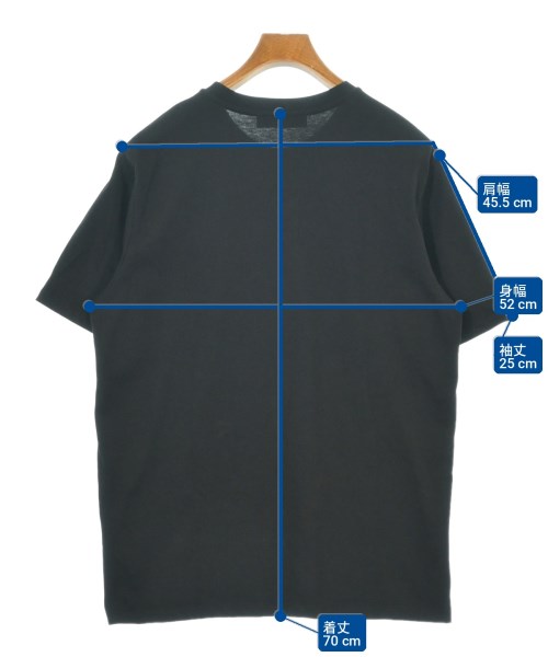 MSGM（エムエスジーエム）Tシャツ・カットソー 黒 サイズ:M メンズ/2200718346027