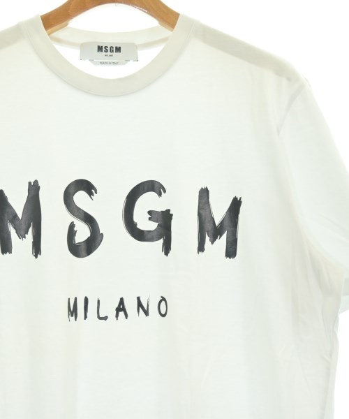 MSGM（エムエスジーエム）Tシャツ・カットソー 白 サイズ:L メンズ/2200727223067